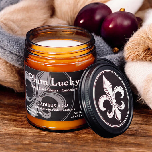 Plum Lucky Artisan Candle