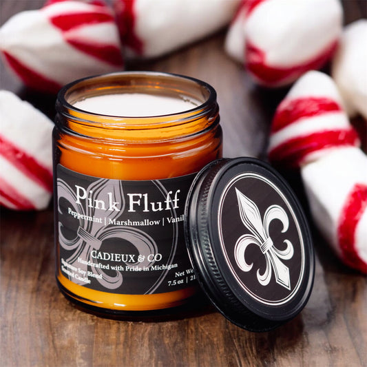 Pink Fluff Artisan Candle