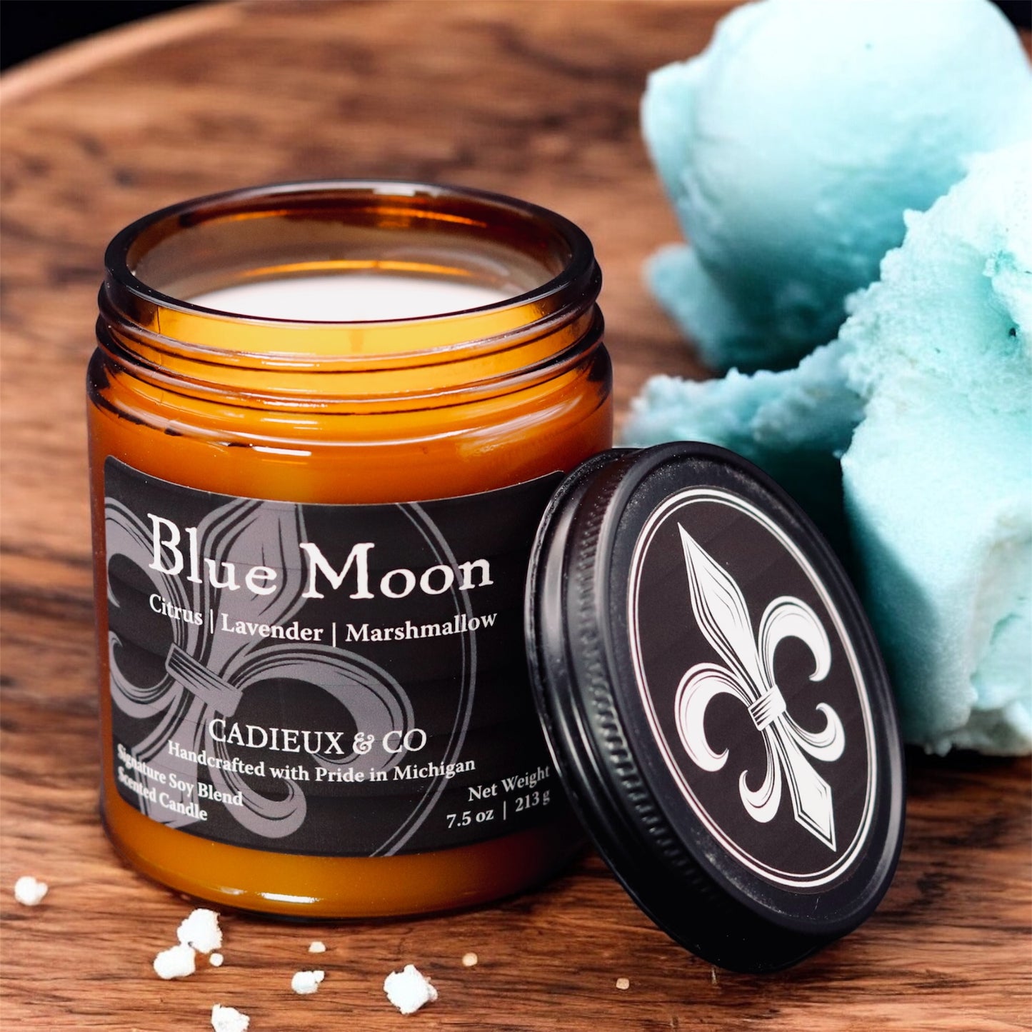 Blue Moon Artisan Candle