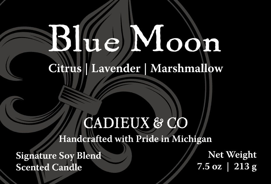 Blue Moon Artisan Candle