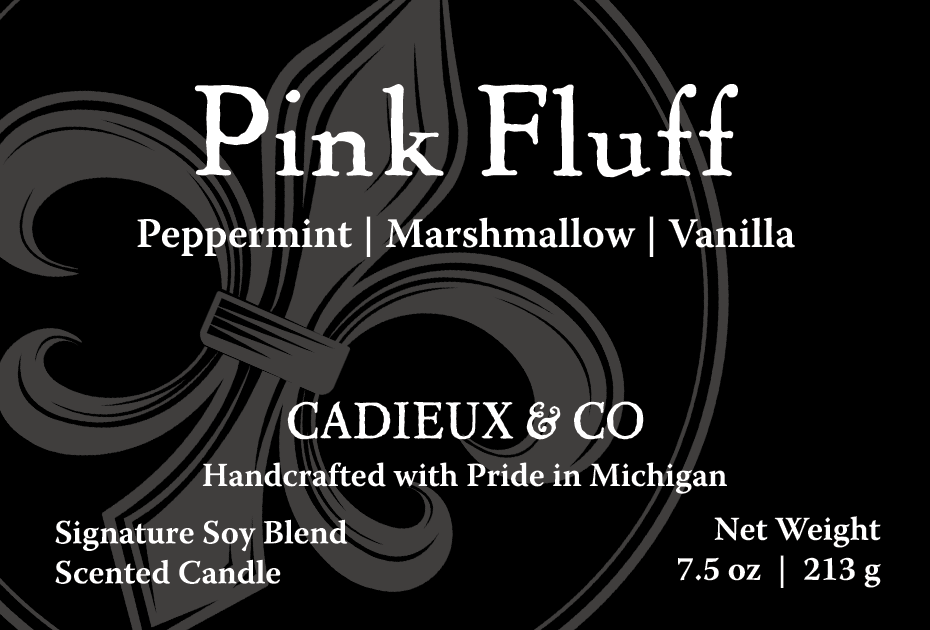 Pink Fluff Artisan Candle