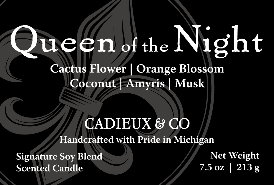 Queen of the Night Artisan Candle